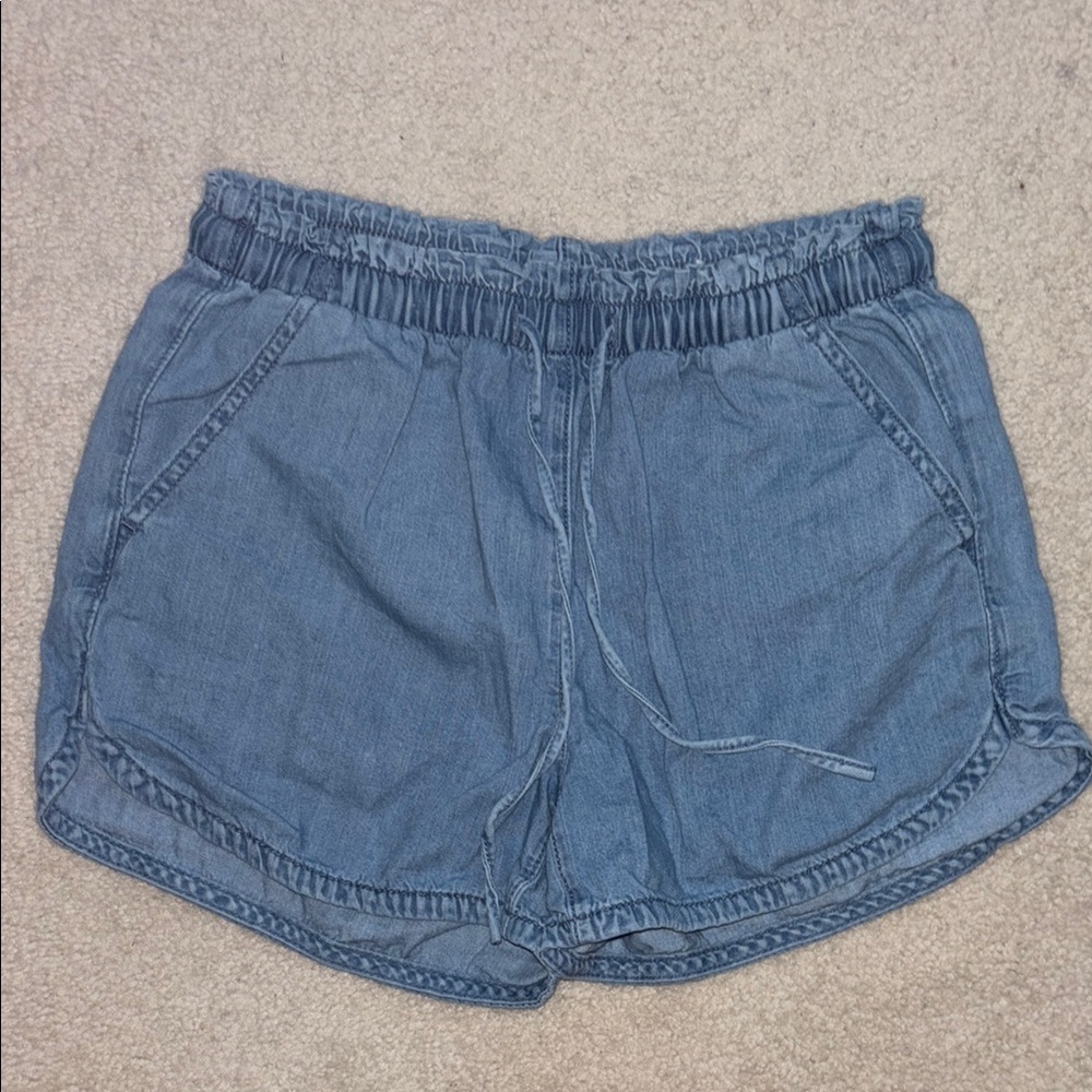 American Eagle Jean Shorts Elastic Waist